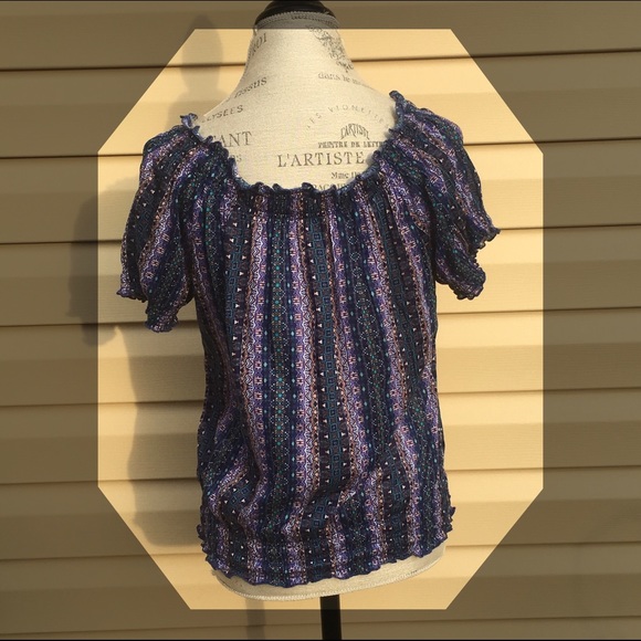 Peasant Blouse - Belle du Joir - XL Juniors - Picture 3 of 8